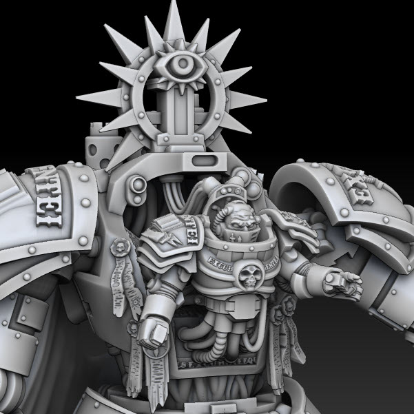 Silver Wardens Demon Slayer extra bits (baby carrier style mod)